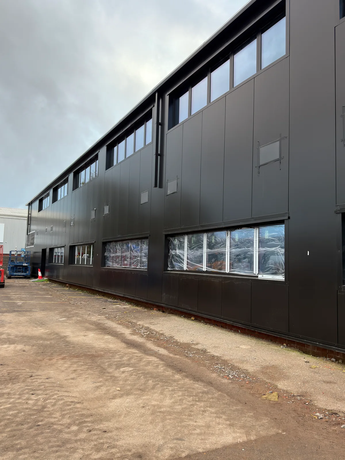 Insulated panel installation, Bristol