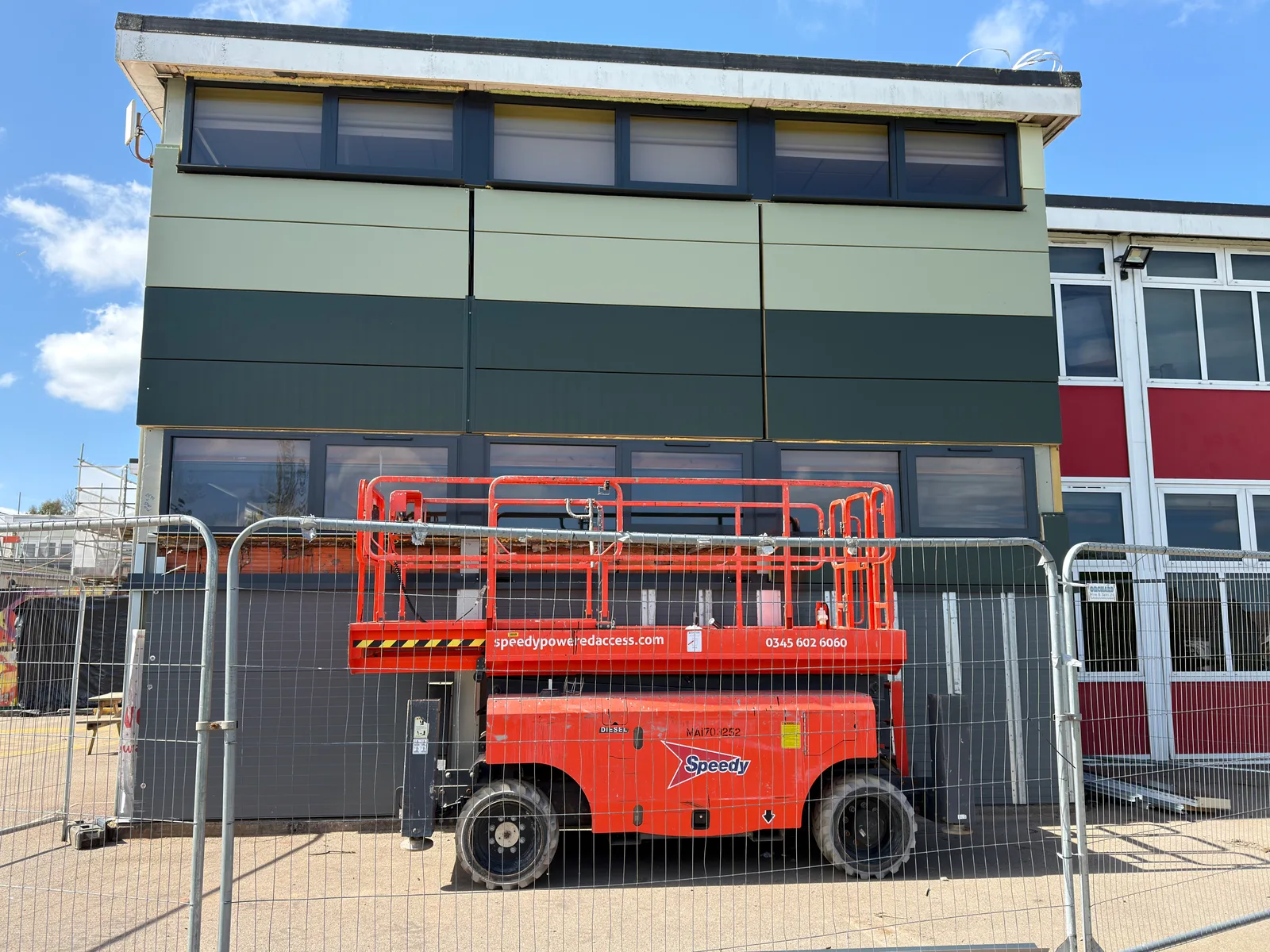School panel installation