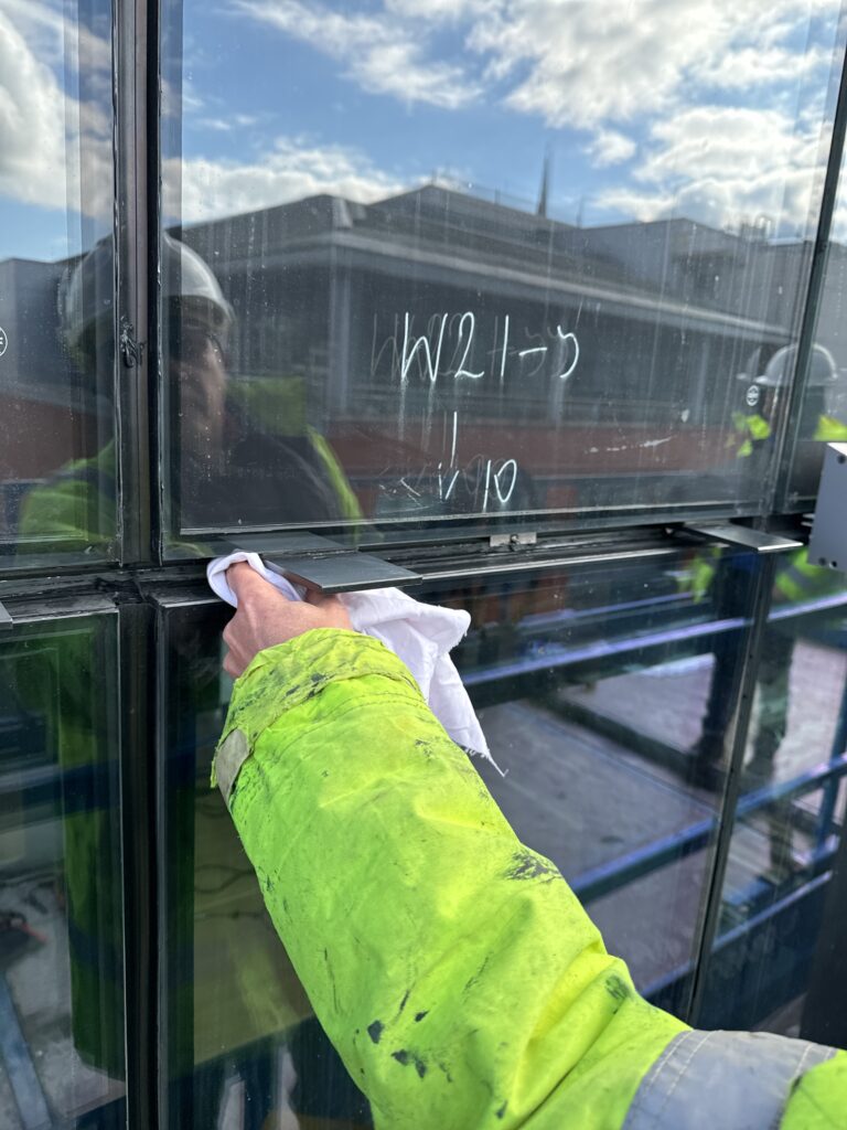 Bristol city centre MEWP access for facade interface works