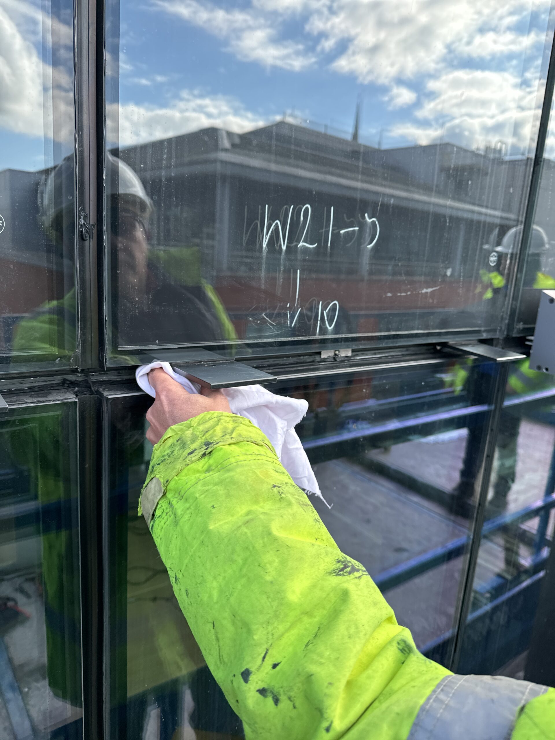 Bristol city centre MEWP access for facade interface works