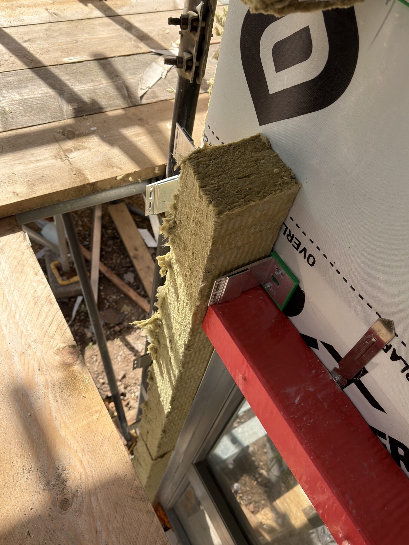 Fire barrier and cavity barrier detail installed to approved project information