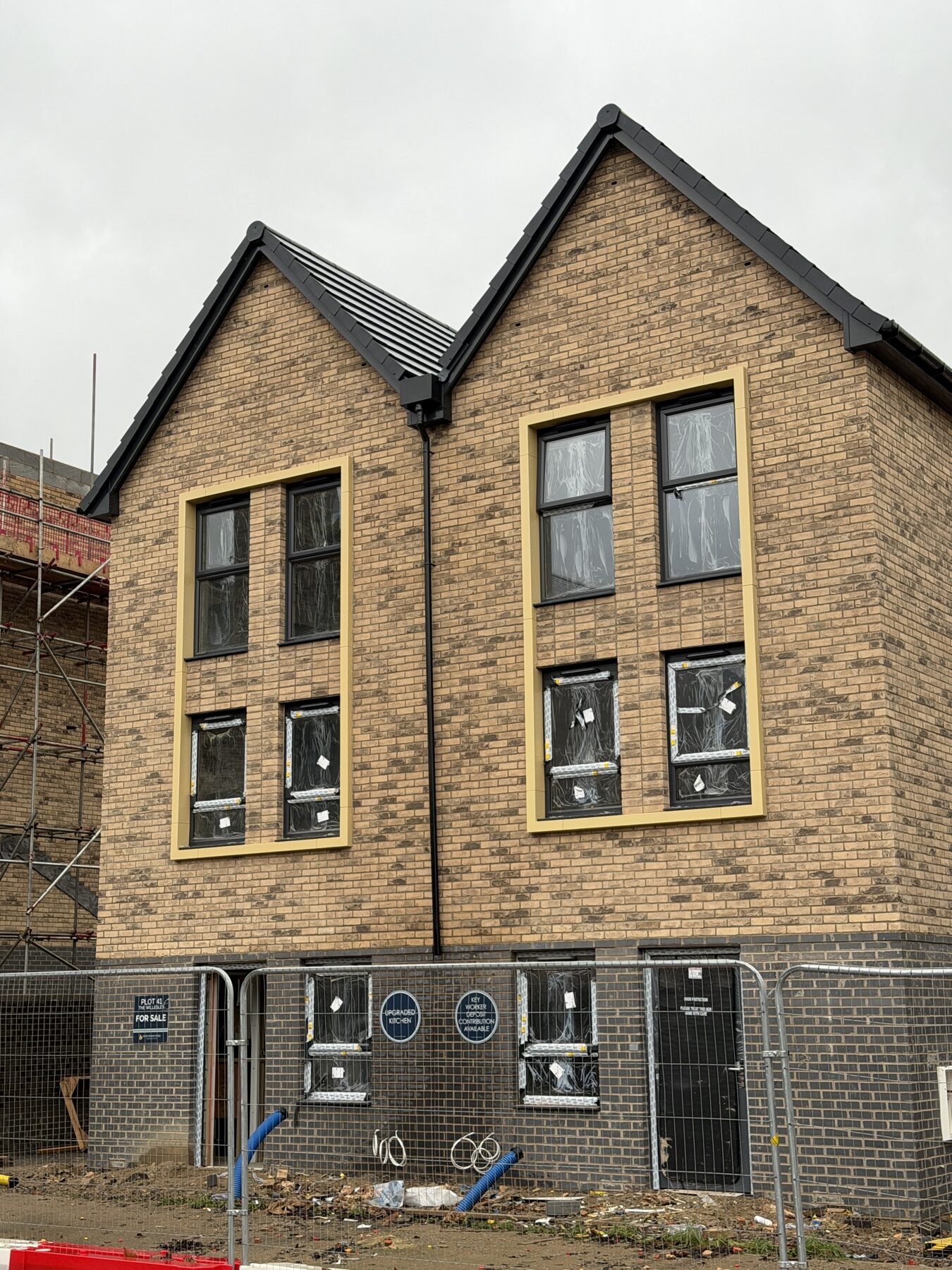 Swindon Parcel 10 facade interface with trims flashings and opening coordination